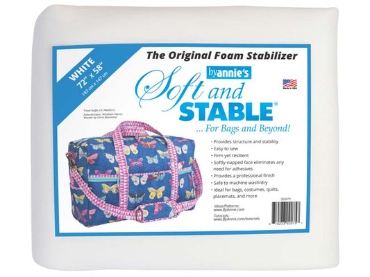 Soft & Stable 72"x58" White