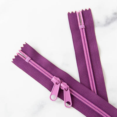 Zipper 30" - Plum