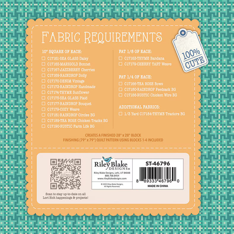Quilt Seeds - Farmer's Daughter - Winter Barn