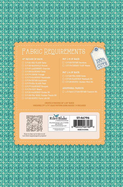 Quilt Seeds - Farmer's Daughter - Winter Barn