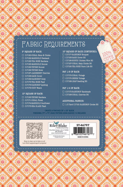 Quilt Seeds - Farmer's Daughter - Spring Barn