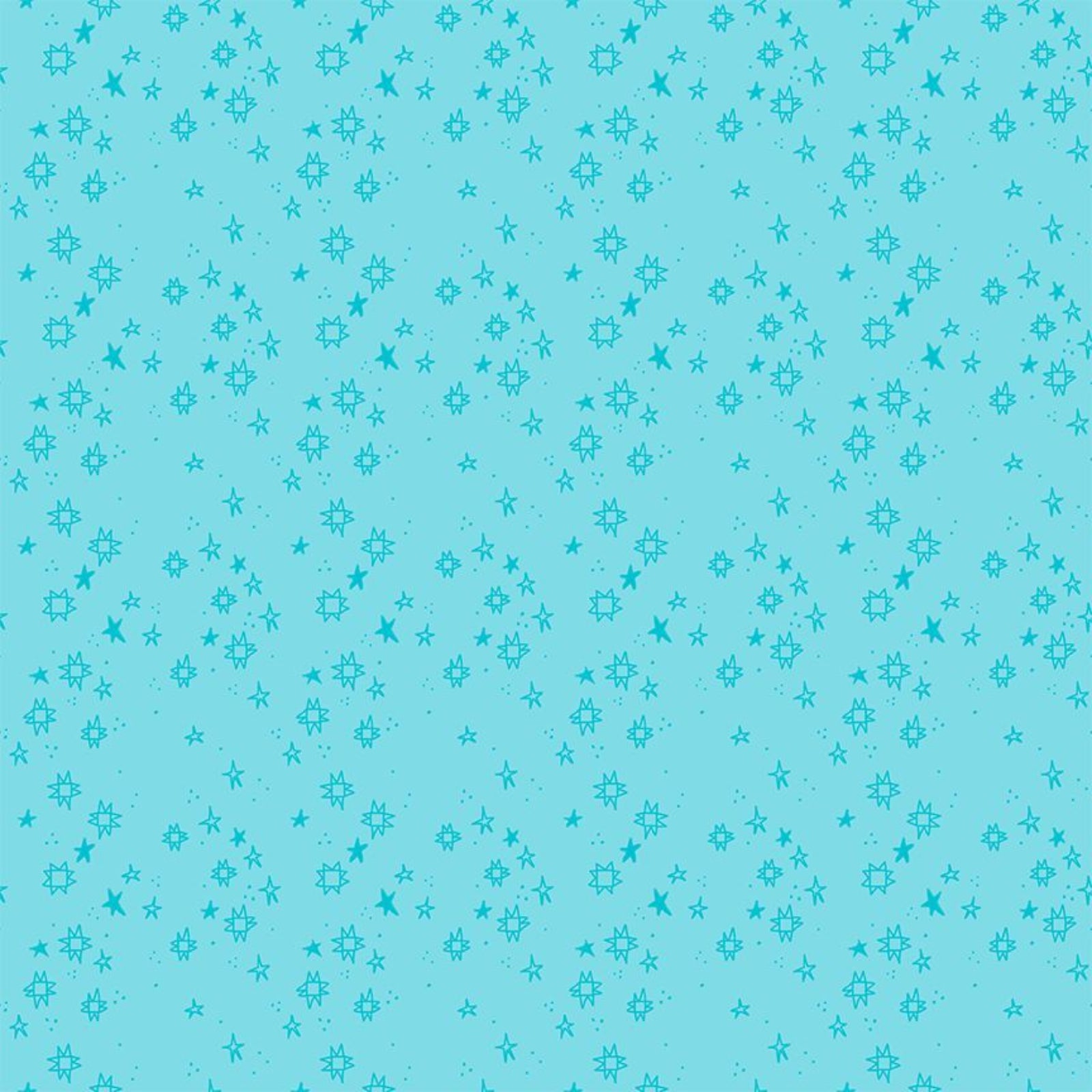 Pattern of small stars on a light blue background