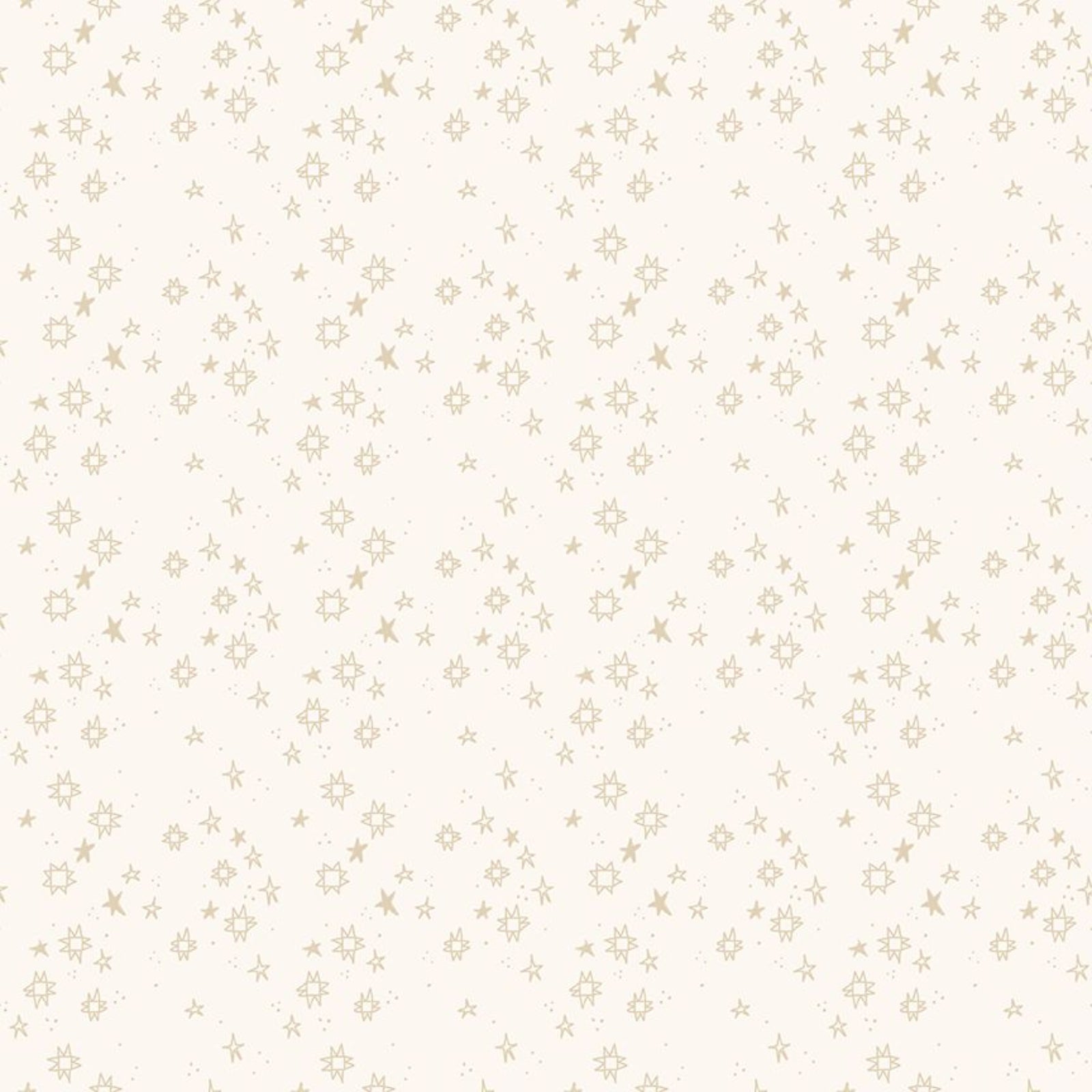 Pattern of small stars on a light beige background