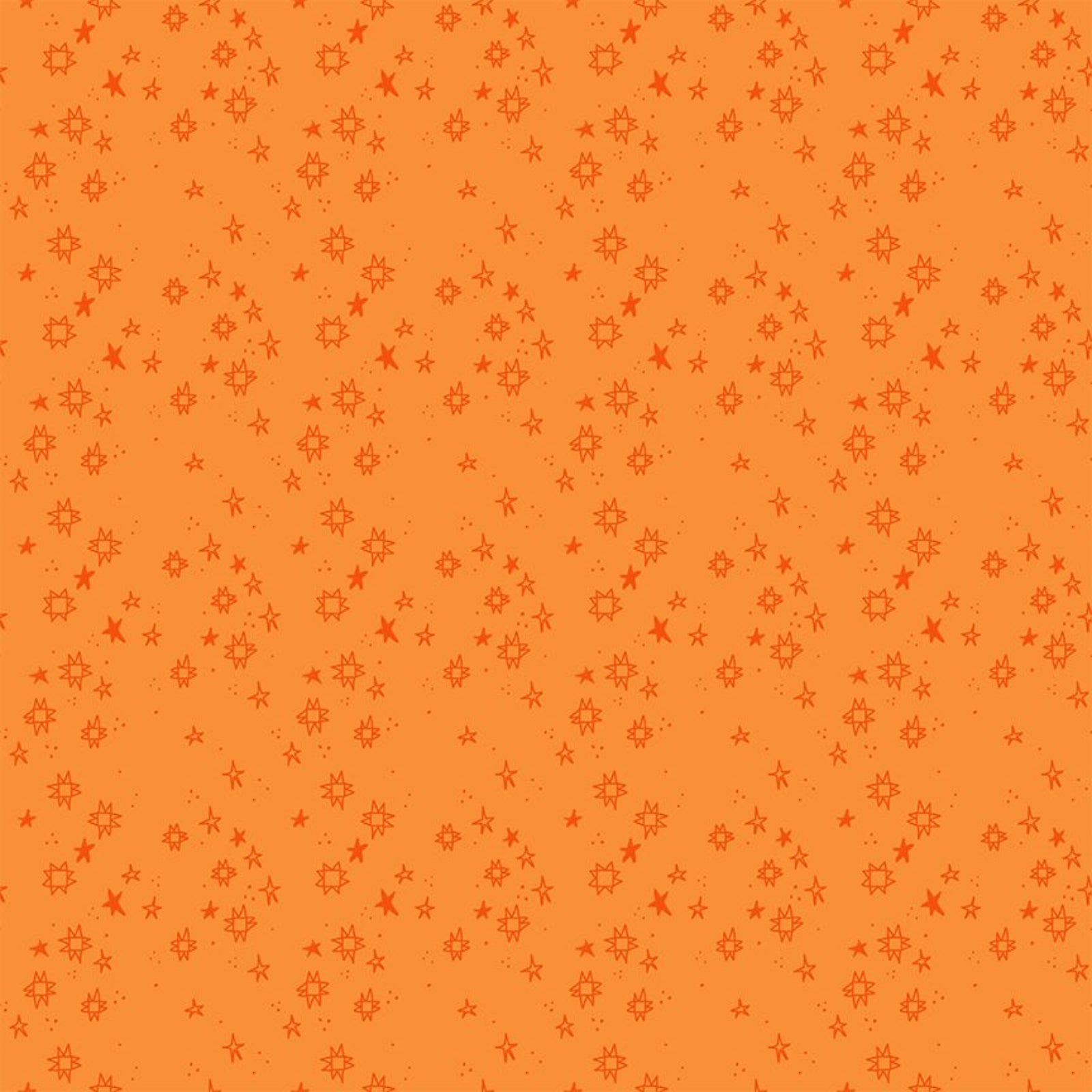 Orange background with small star patterns