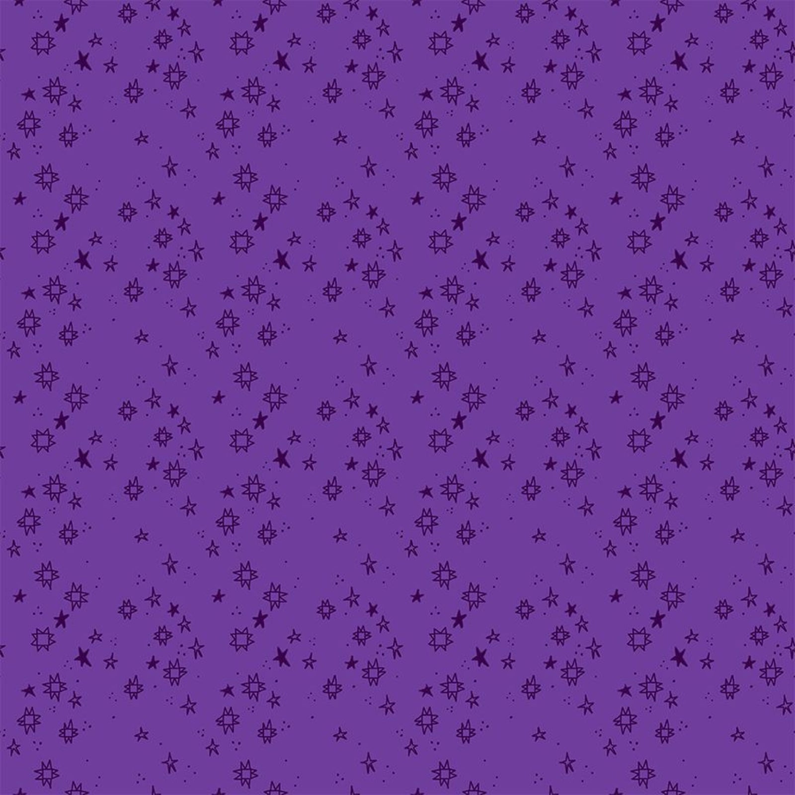 Purple fabric with star pattern
