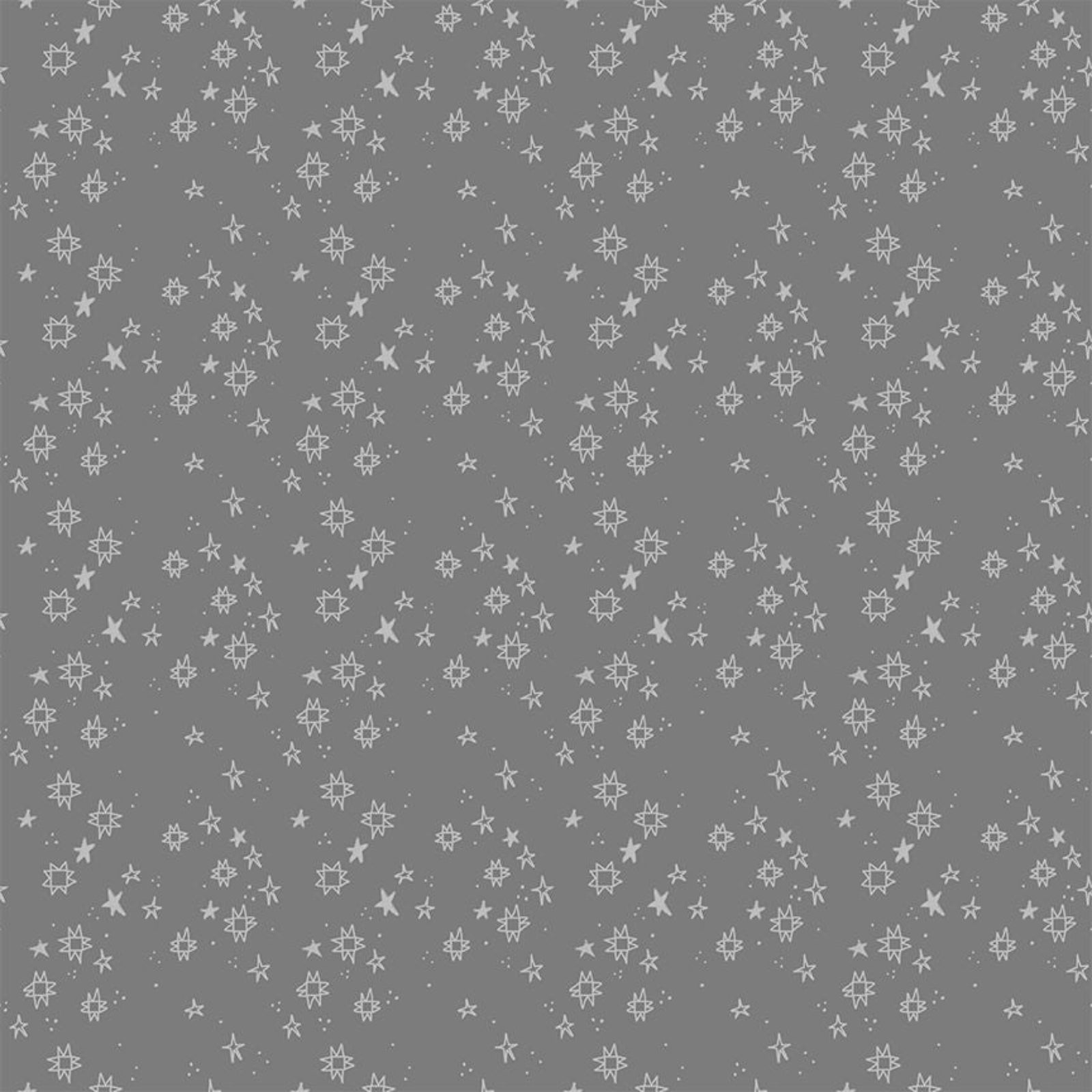 Pattern of small stars on a gray background