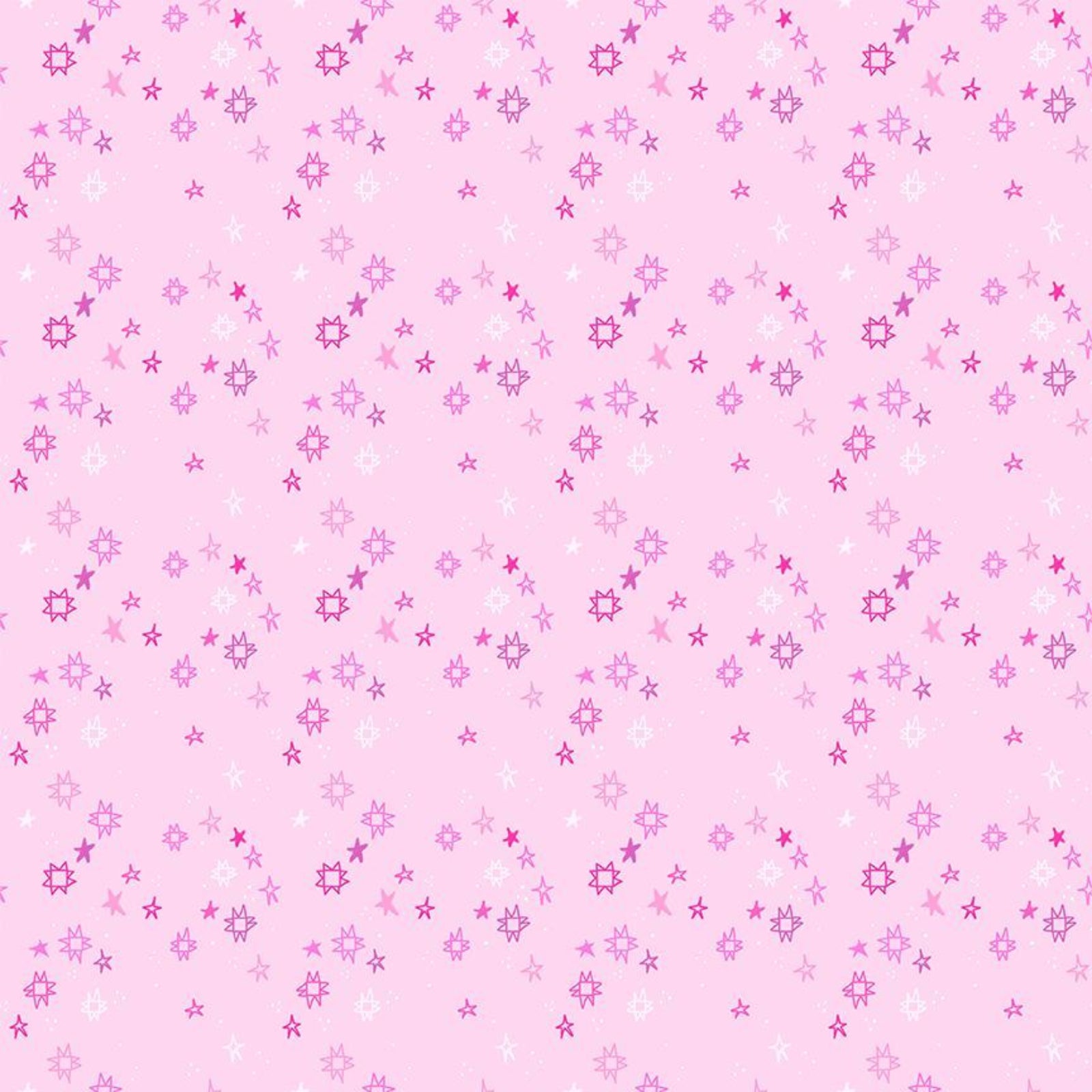 Pink background with small star patterns