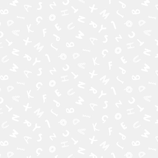 Easy As ABC - White-on-White