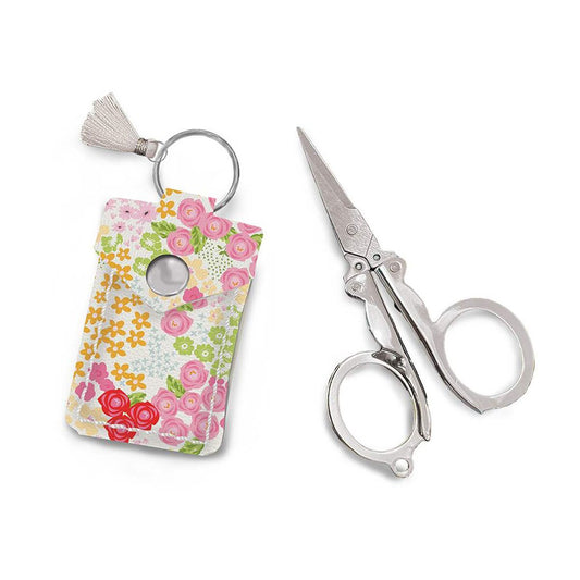 Scissor Pouch w/ Mini Scissors - Picnic Florals