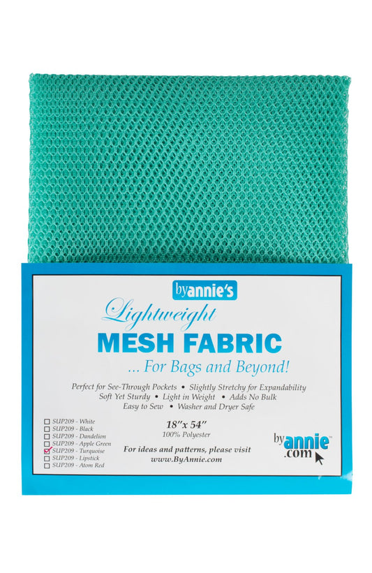 Lightweight Mesh - Turquoise - 18" x 54"