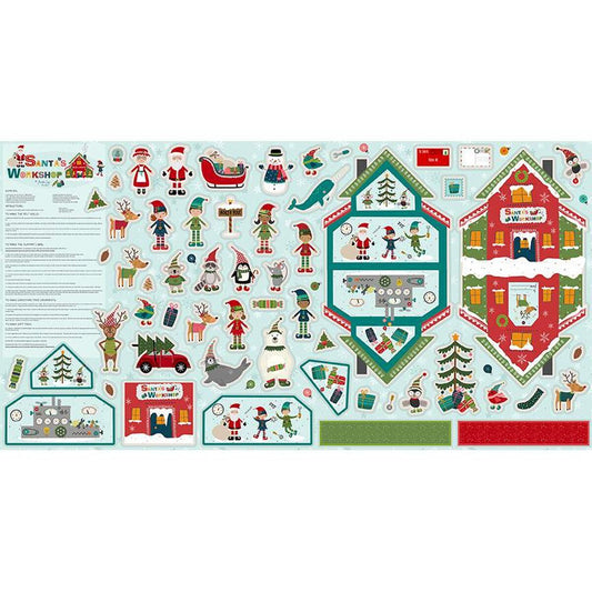 Santa's Workshop - Felt Panel