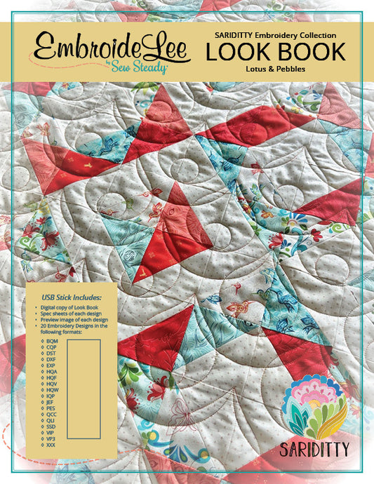 Sariditty - Embroidelee - Lotus & Pebbles