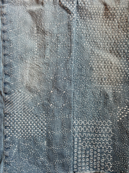 Sashiko Style Visible Mending—Hand Embroidery