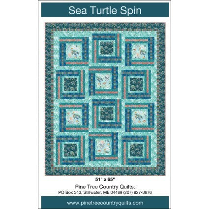 Sea Turtle Spin - Quilt Pattern