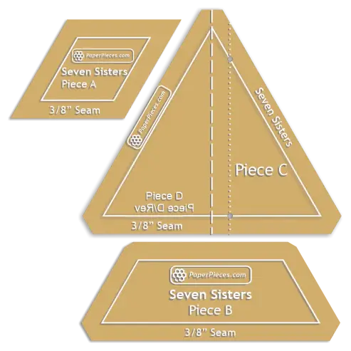 Seven Sisters - Acrylic Templates
