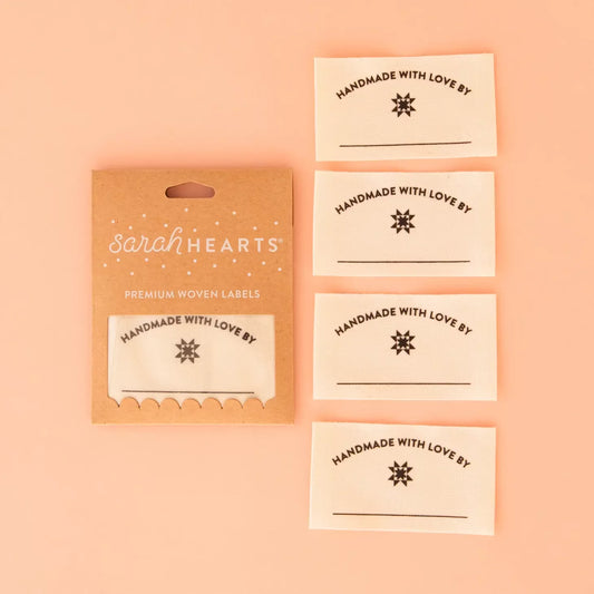 Handmade with Love - Label - Organic Cotton 4pc
