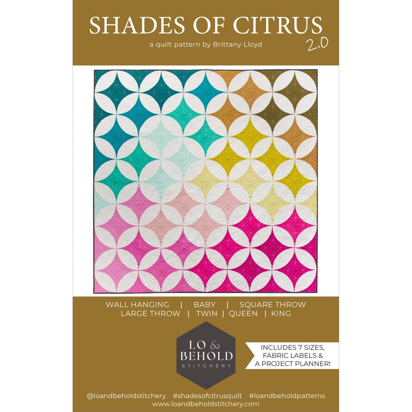 Shades of Citrus - Quilt Pattern