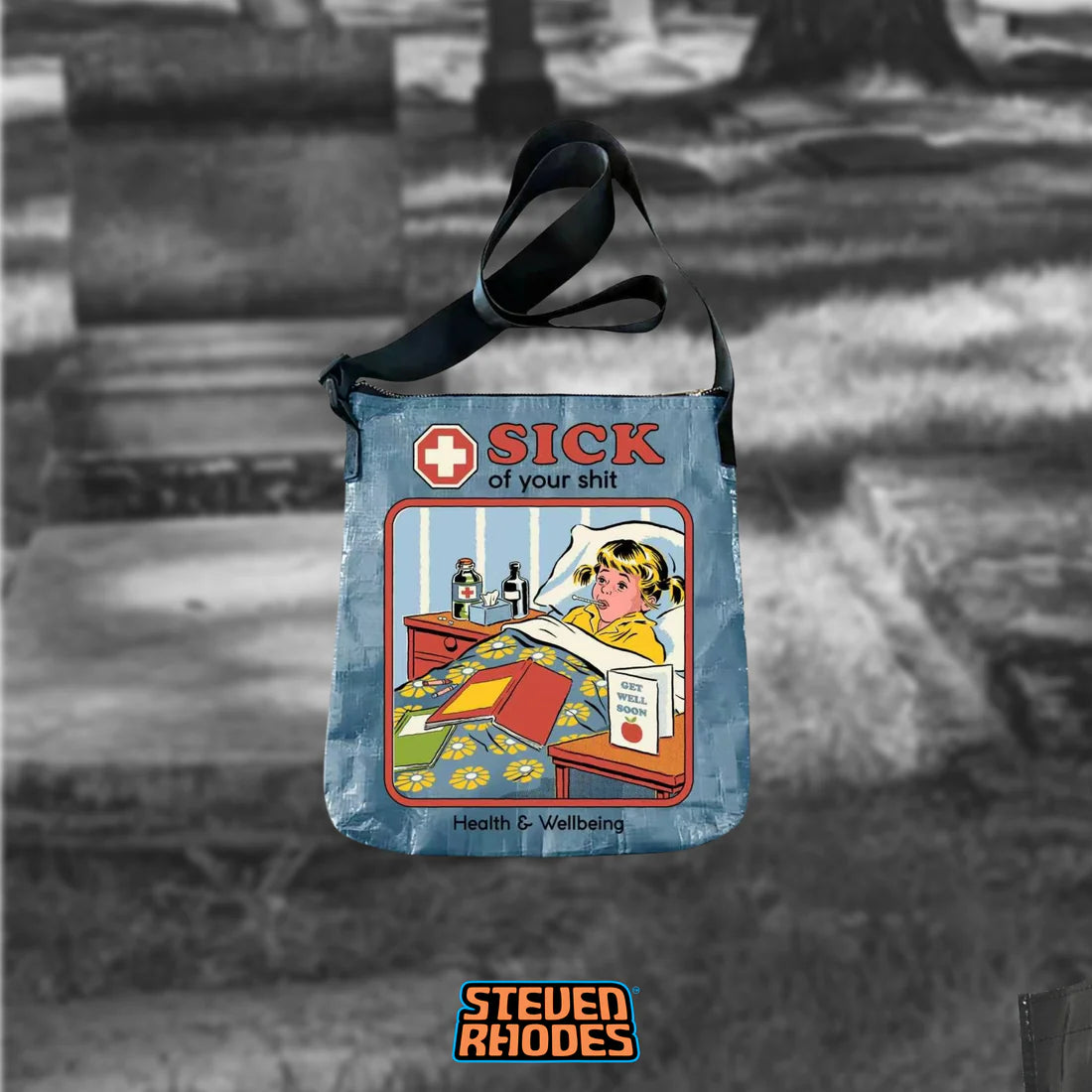 Sick of Your Shit - Messenger Bag
