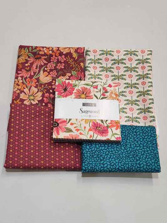 Simply Charming - Quilt Kit - Sagewood