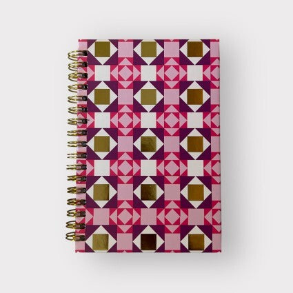 Spiral Notepad - Quilt Jazz