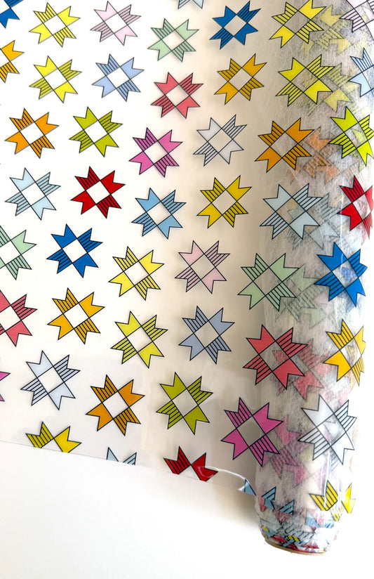 Patchwork Stars - Clear TPU Vinyl