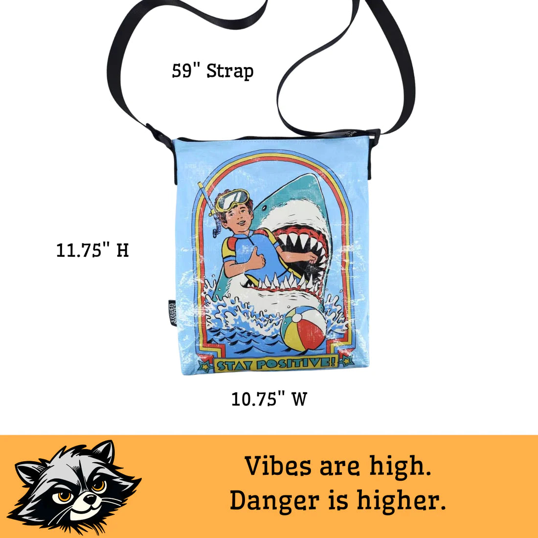 Stay Positive - Messenger Bag