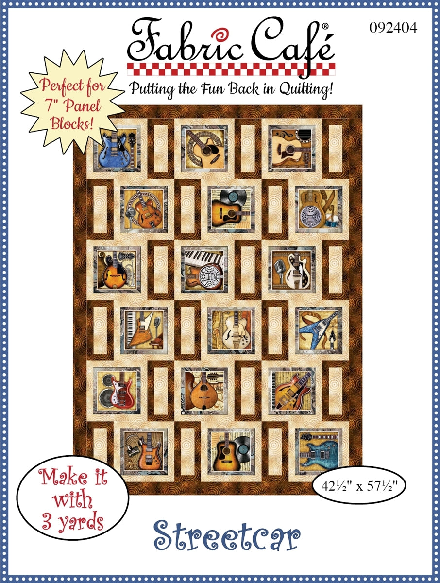 Streetcar 3-Yard - Quilt Pattern 