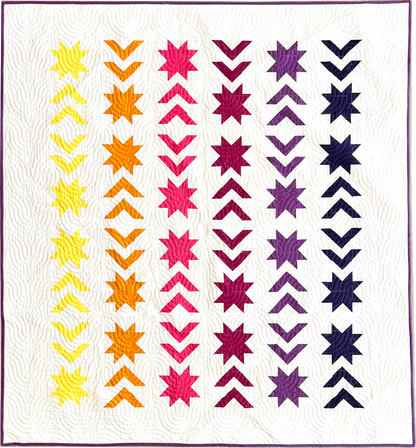 Sunset Star Quilt Pattern