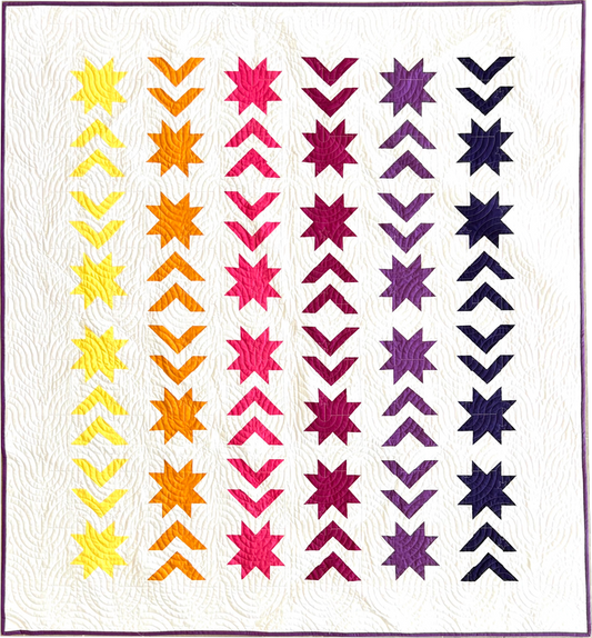 Sunset Star Quilt Pattern