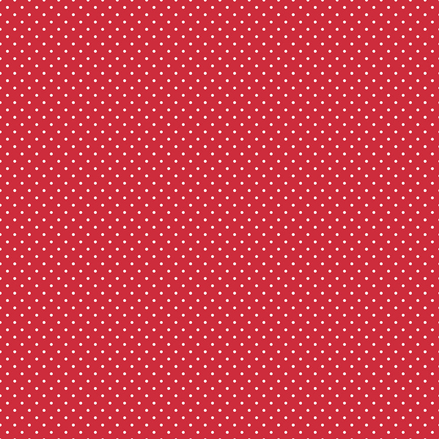 Swiss Dot - Red