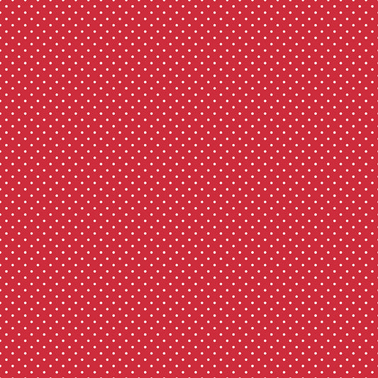 Swiss Dot - Red