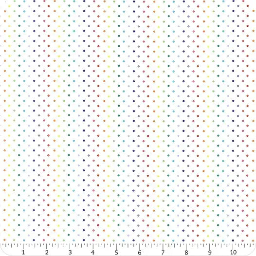 Swiss Dot Small - Rainbow