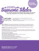 Supreme Slider 8" x 11-3/4" Free Motion Slider
