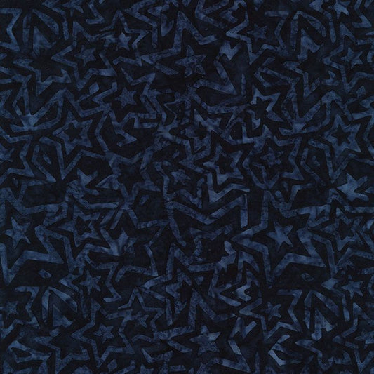 Batik - Patriot Pride - Packed Star Outline - Patriot