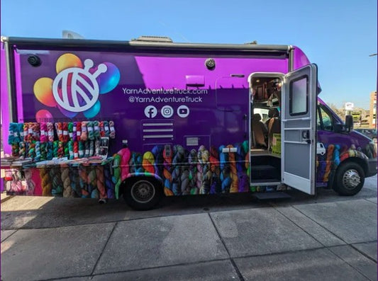 Yarn Adventure Truck at Quilting Mayhem