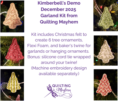 Pre-Order - Kimberbell Demo December 2025 Garland Kit