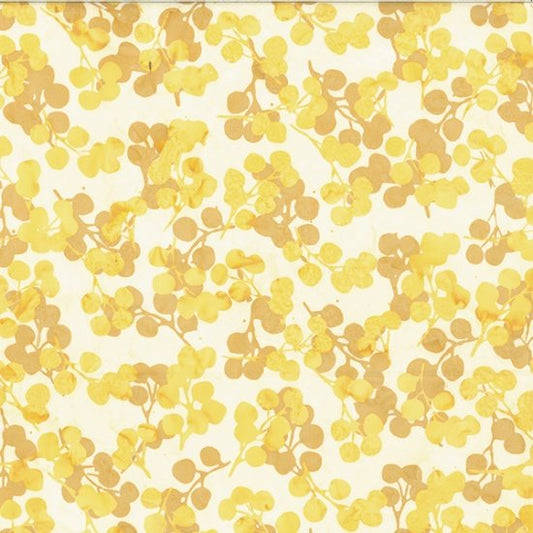 Bali Batik - Eucalyptus - Yellow