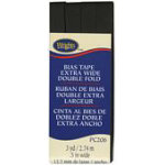 Bias Tape X Wide Double Fold Black