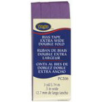 Bias Tape X Wide Double Fold Purple