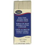 Bias Tape X Wide Double Fold Khaki