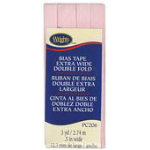 Bias Tape X Wide Double Fold Lt Pink