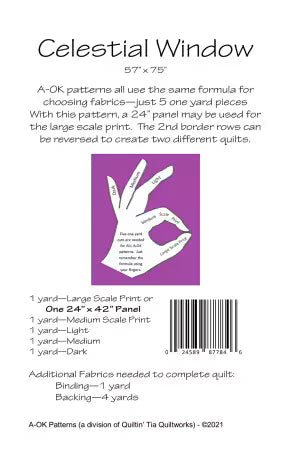 Celestial Window - A-OK 5 Yard Pattern