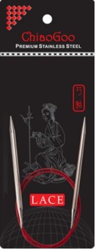 CG Red Lace - 16" Circular Needles - #13