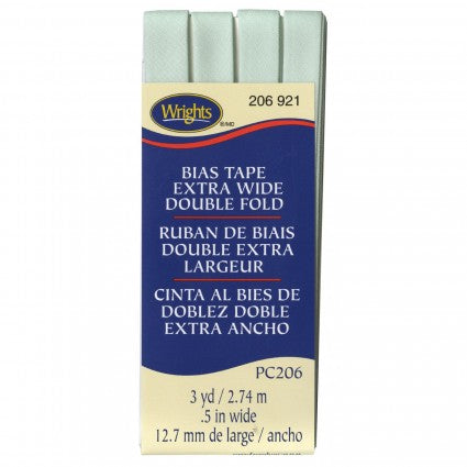 Bias Tape X Wide Double Fold Ice Mint