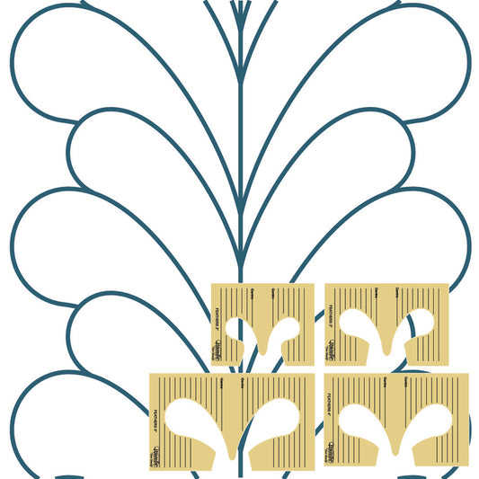 Westalee Feather Template - Low Shank
