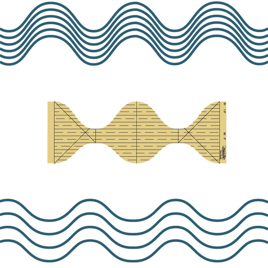 Westalee Serpentine Template - 1"x1.5" - Low Shank