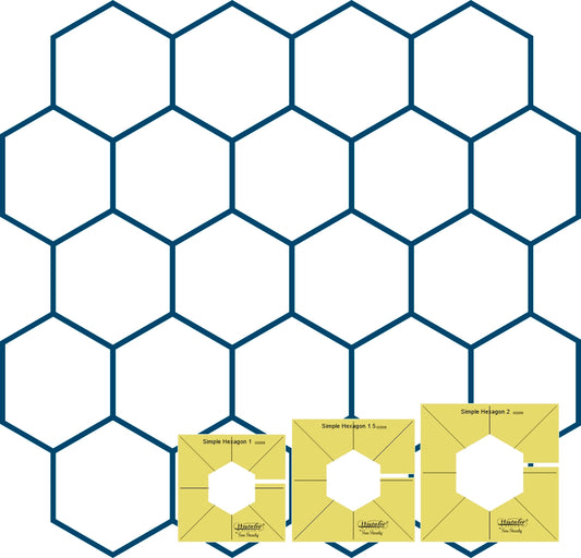 Westalee Simple Hexagon - High Shank - Set of 3