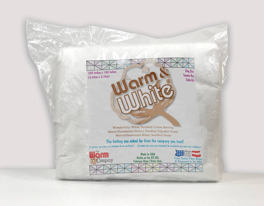 Warm & White Batting - King