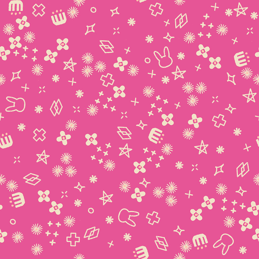 Woodland Park - Bunny Bloom - Raspberry