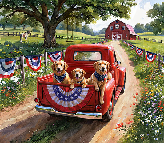 Red Truck Road Trip - Panel